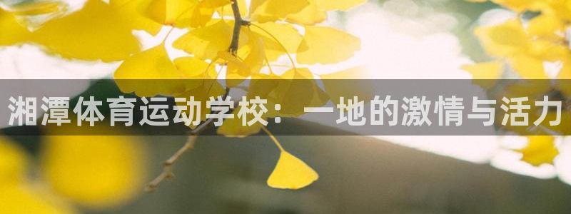 球客岛：湘潭体育运动学校：一地的激情与活力