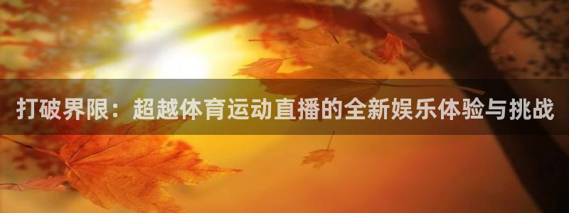球客岛：打破界限：超越体育运动直播的全新娱乐体验与挑战